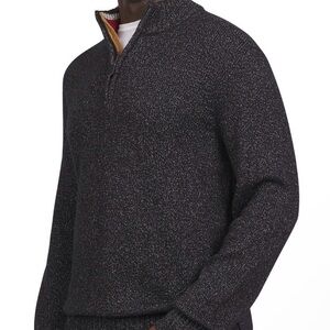 Chaps Men's Black Zip-Up Sweater